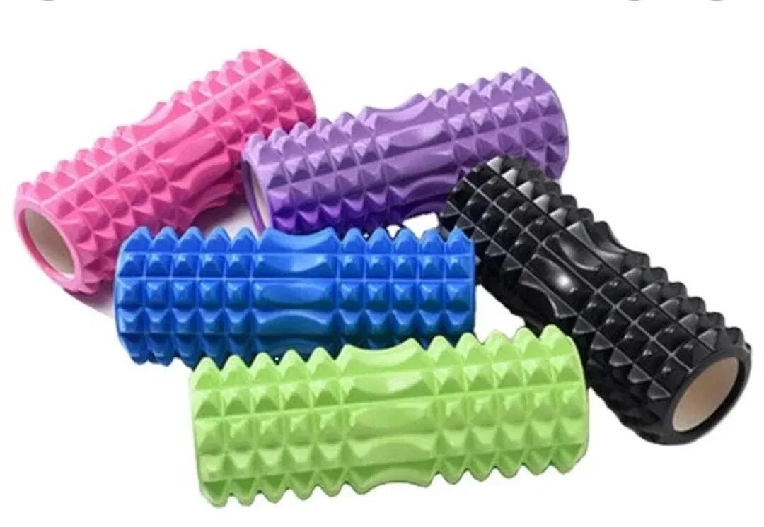 Массажный ролик валик. Массажный ролик для йоги и фитнеса Foam massage Roller. Массажный валик для МФР. Валик тренажер для спины. Тренажеры для спины валик массажный.