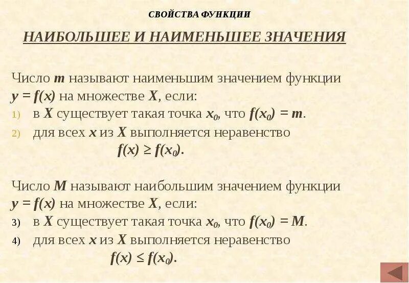 Свойство функции алгебра. Наибольшее и наименьшее значения функции опр. наибольшее и наименьшее значение функции. наибольшее и наименьшее значения функц. наибольшее значение функции.