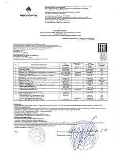 роснефть качество топлива