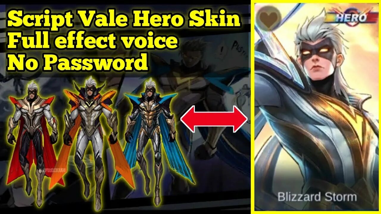 Vale - Hero (Blizzard Storm. Script heroes