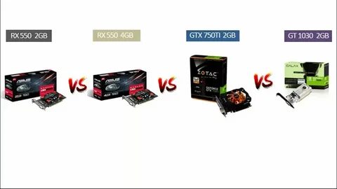 Gtx 550 vs rx 550