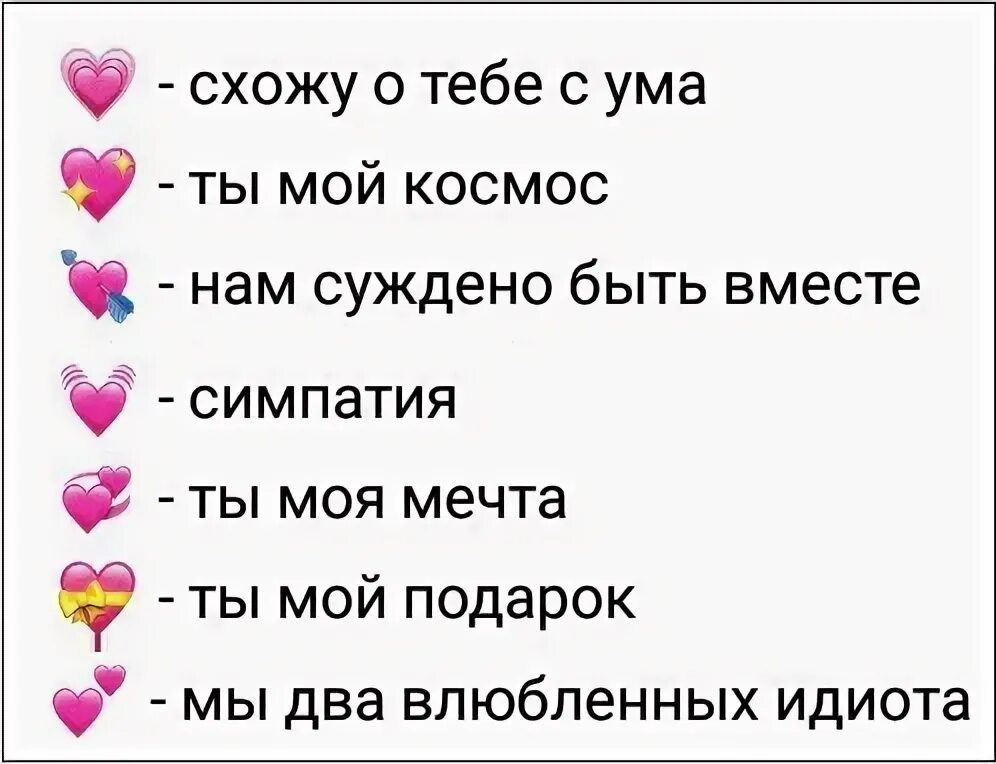 Что обозначает в сообщении от девушки