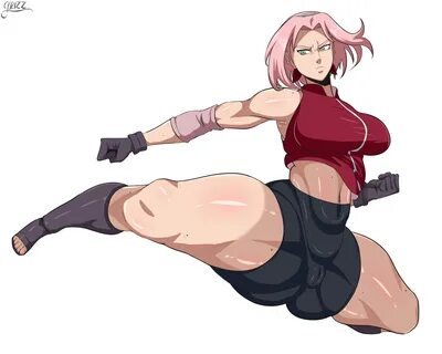 grizzlyart, sakura haruno, naruto, naruto (series), naruto shippuden, 1girl...
