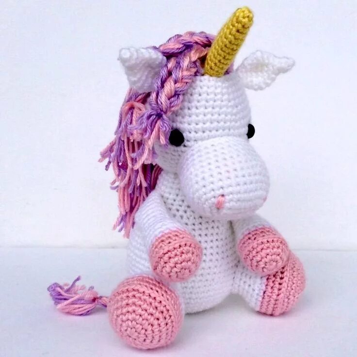 Amigurumi Crochet Единорог. Единорог Амигурушка. Единорожка амигуруми крючком. Вязание единорога