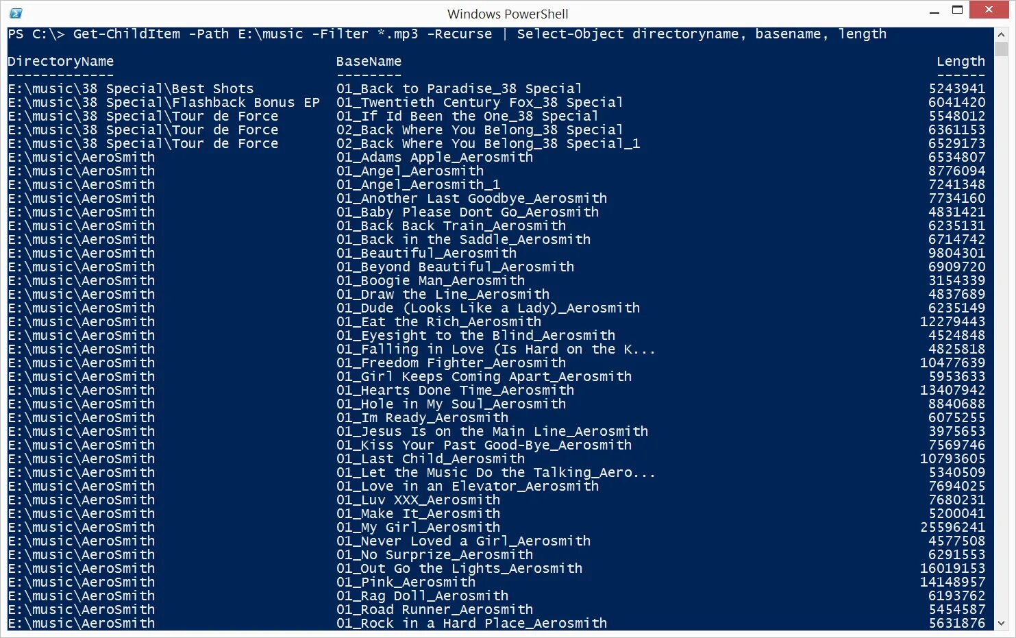 Powershell create