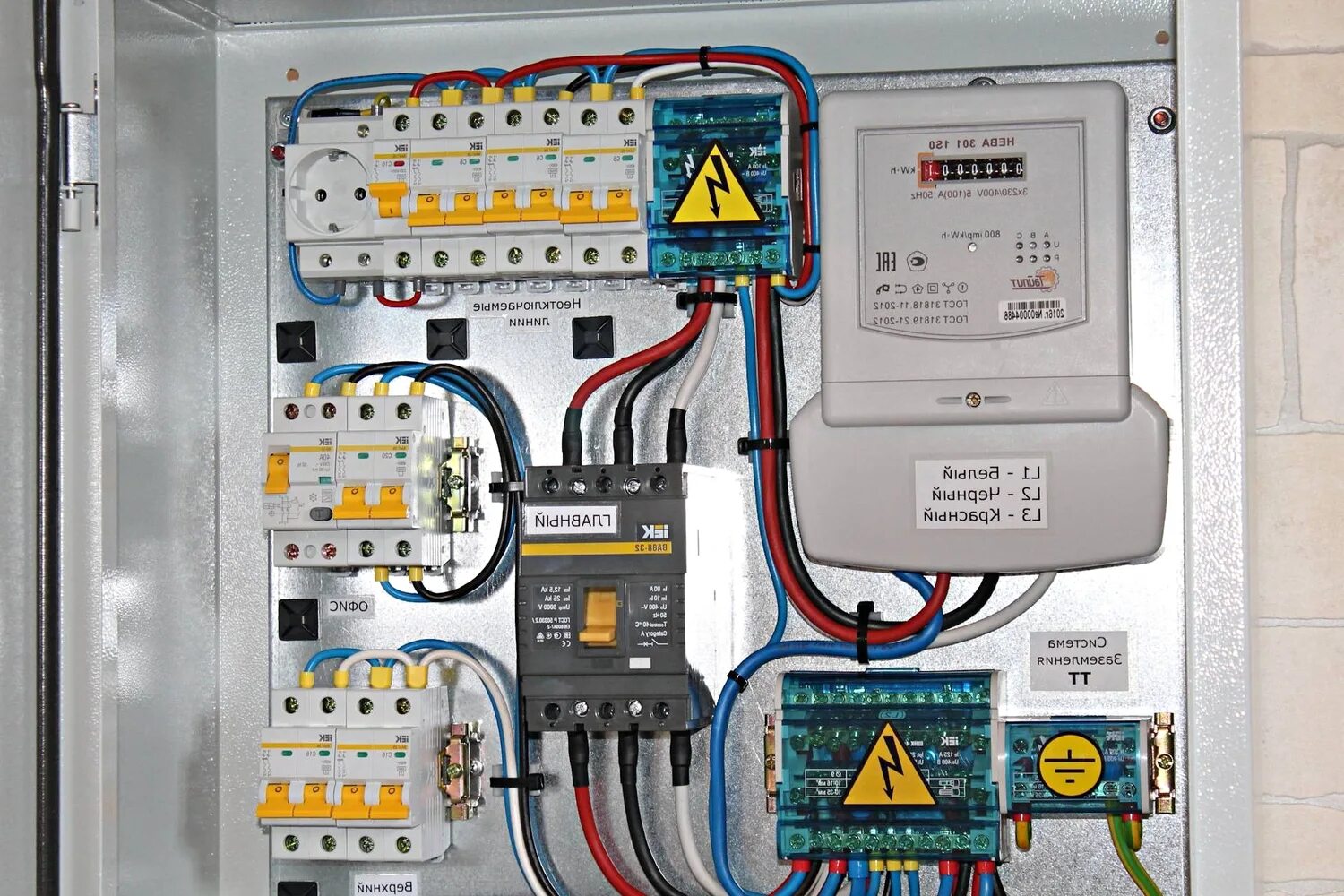 Электрощит для счетчика