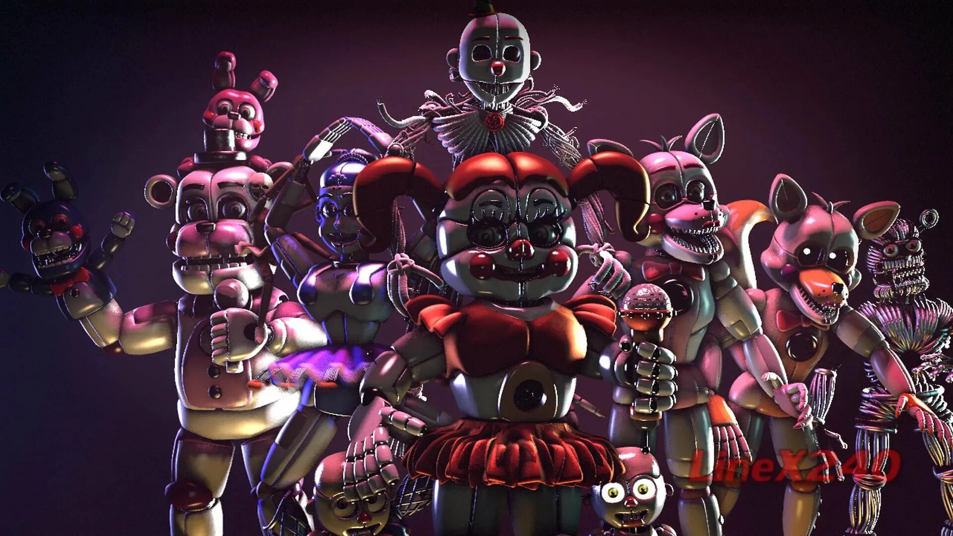 Фнаф нижний. Five Nights at Freddy's АНИМАТРОНИКИ. ФНАФ 5. ФНАФ 5 персонажи. АНИМАТРОНИКИ ФНАФ 5.