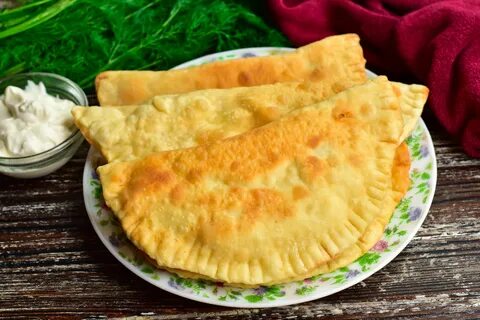 Тесто для чебуреков на сметане