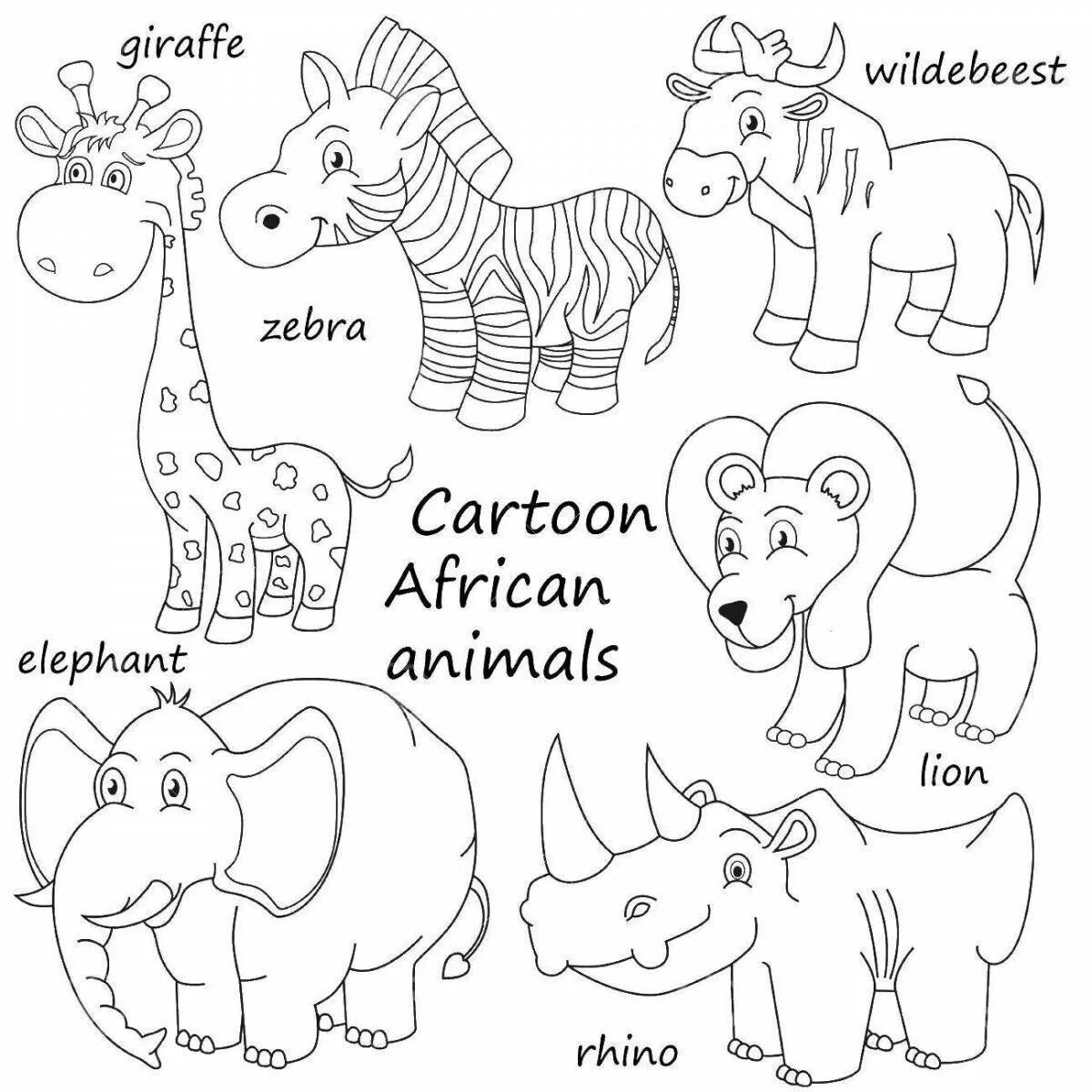 Нарисовать животное 3 класс английский язык. Животные на английском раскраска. Раскраска на английском для детей. Дикие животные на английском для детей раскраска. Животные задания для дошкольников на английский.