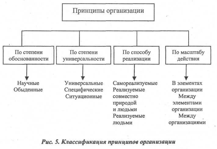 Принцип теории организации