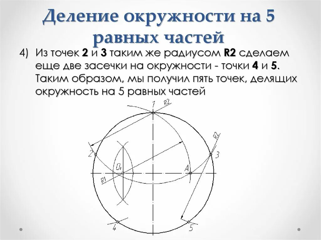 Разбить окружность. Деление окружности на 5 равных частей. Деление окружности на 5 частей циркулем. Разделить окружность на 5 частей циркулем. Жделение окржуности на 5 равных часте й.