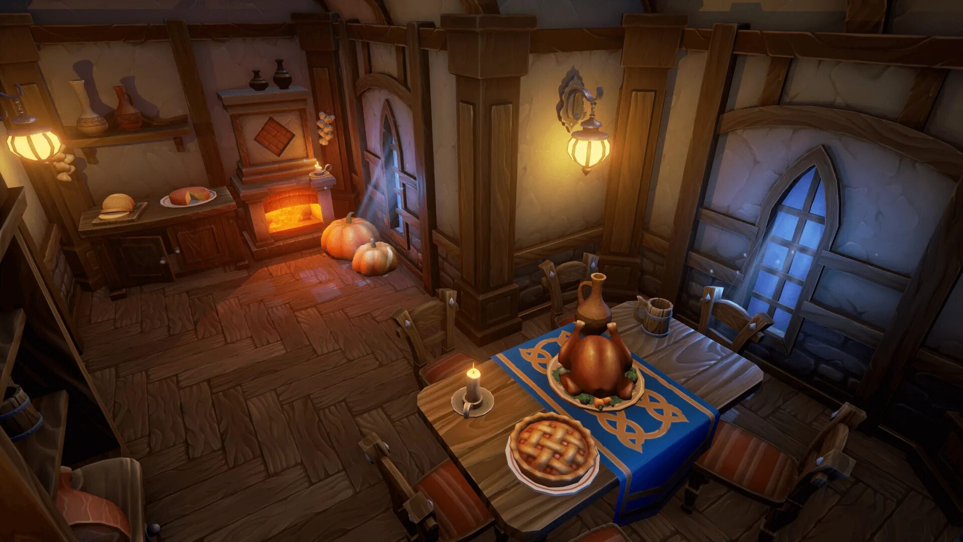 Жилище алхимика. Alchemist House. Game environment House. Marketplace game. Luna in the tavern прохождение