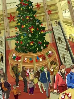 Christmas shopping derpixon