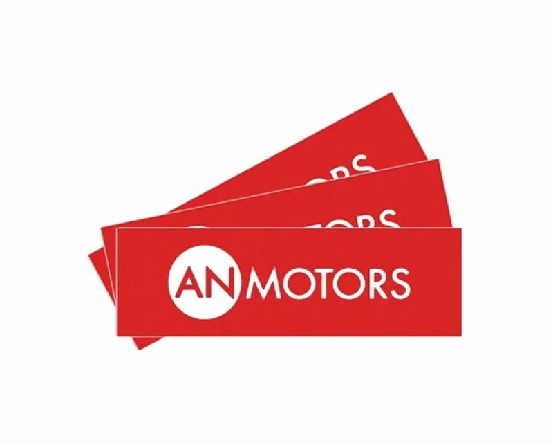 Ast 24. Motor лого. светоотражающие наклейки на стрелу шлагбаума. наклейка an-motors ast (24шт.). kit motors наклейка.