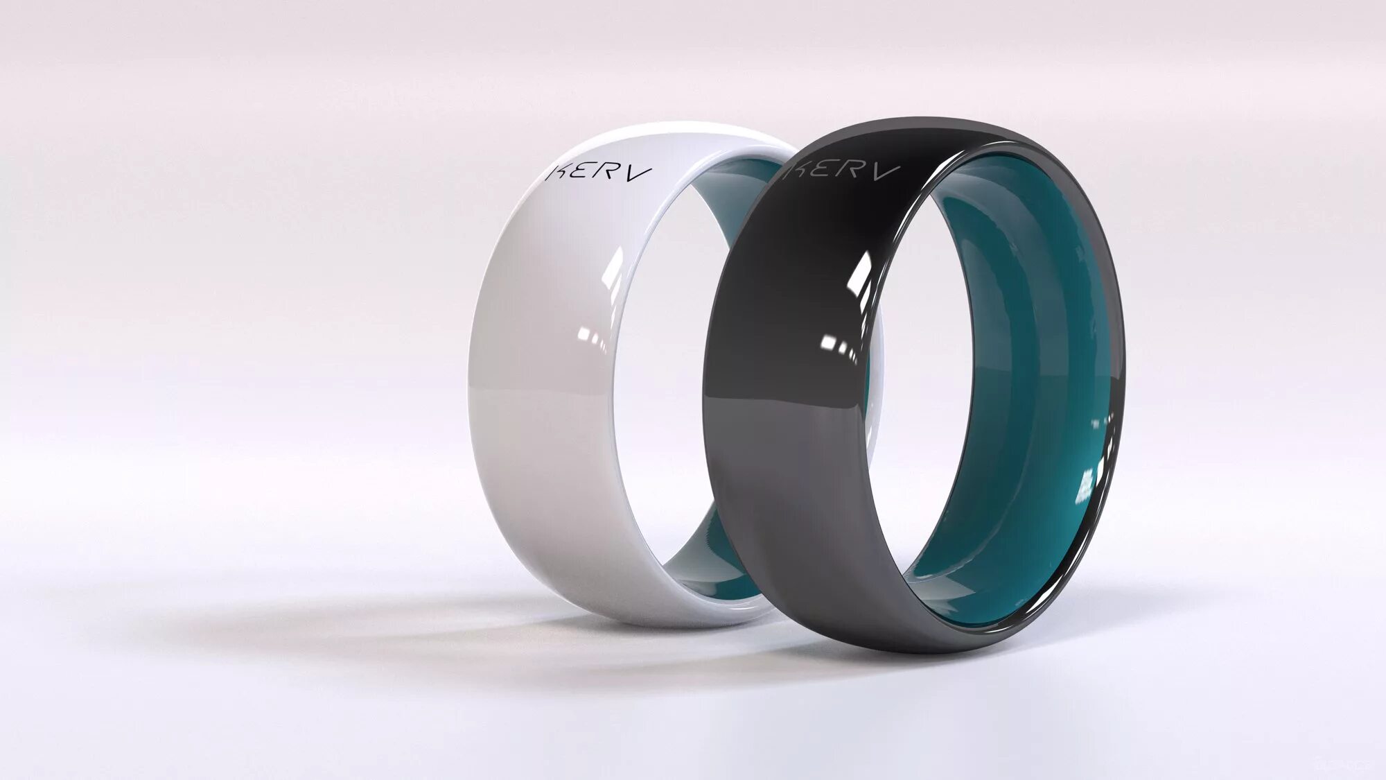 Кольцо Kerv. Платежное кольцо. Смарт кольцо. Технологичное кольцо.