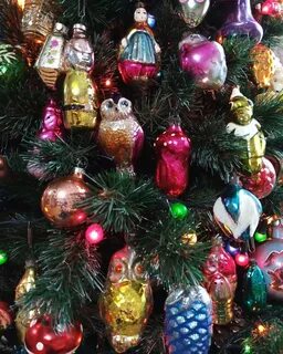 Советские новогодние игрушки на елку