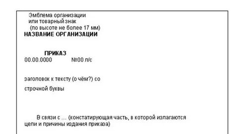 Заголовок к тексту документа