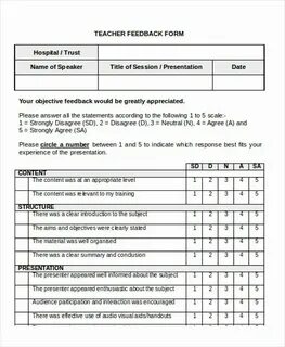 Feedback form