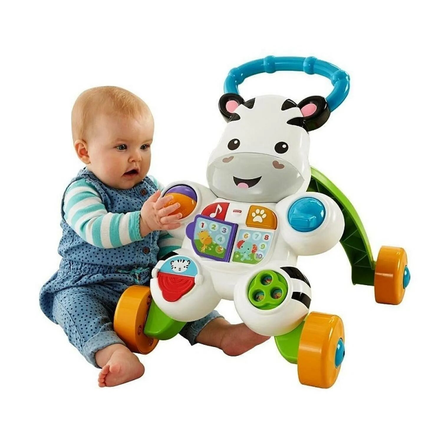 Игрушки в 7 месяцев ребенку. Ходунки Fisher-Price Зебра. Ходунки каталка Fisher Price. Каталка Fisher Price Зебра. Ходунки музыкальные Fisher Price.