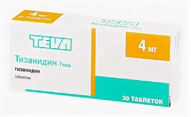 Тизанидин инструкция по применению таблетки 4мг