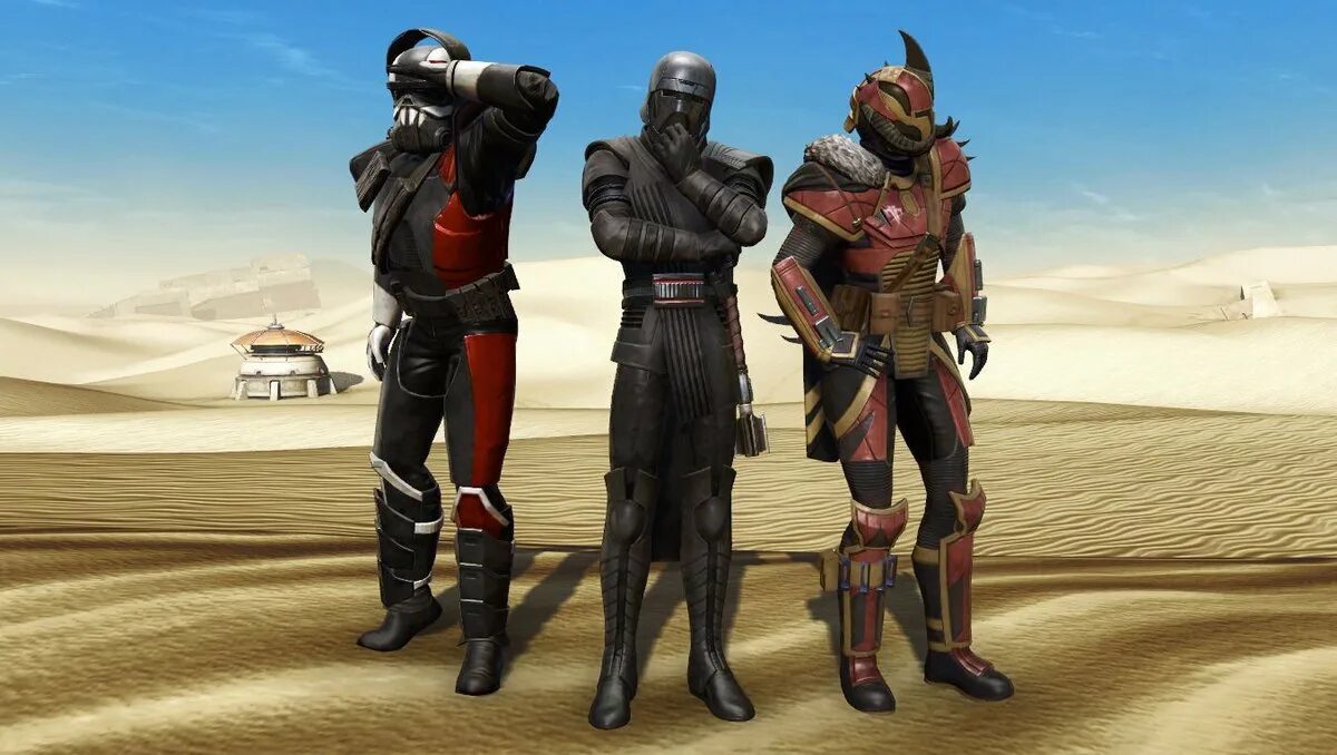 Star wars tm outlaws. SWTOR Мародер. SWTOR Mythosaur. SWTOR сет ковбой. Maradeurs игра.