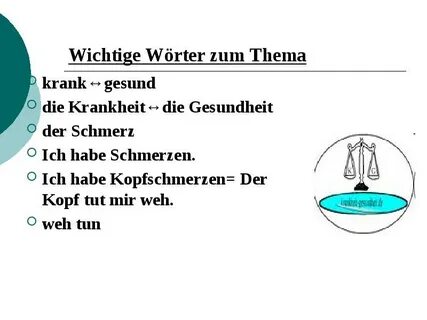 Tut weh