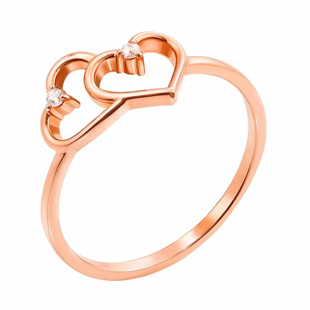 Кольцо с фианитом золотое 585 сердечко. Кольцо талант 585 из золота с фианитами с сердечками. 585 кольцо с сердцем. Золотое кольцо. Ж-8555к).