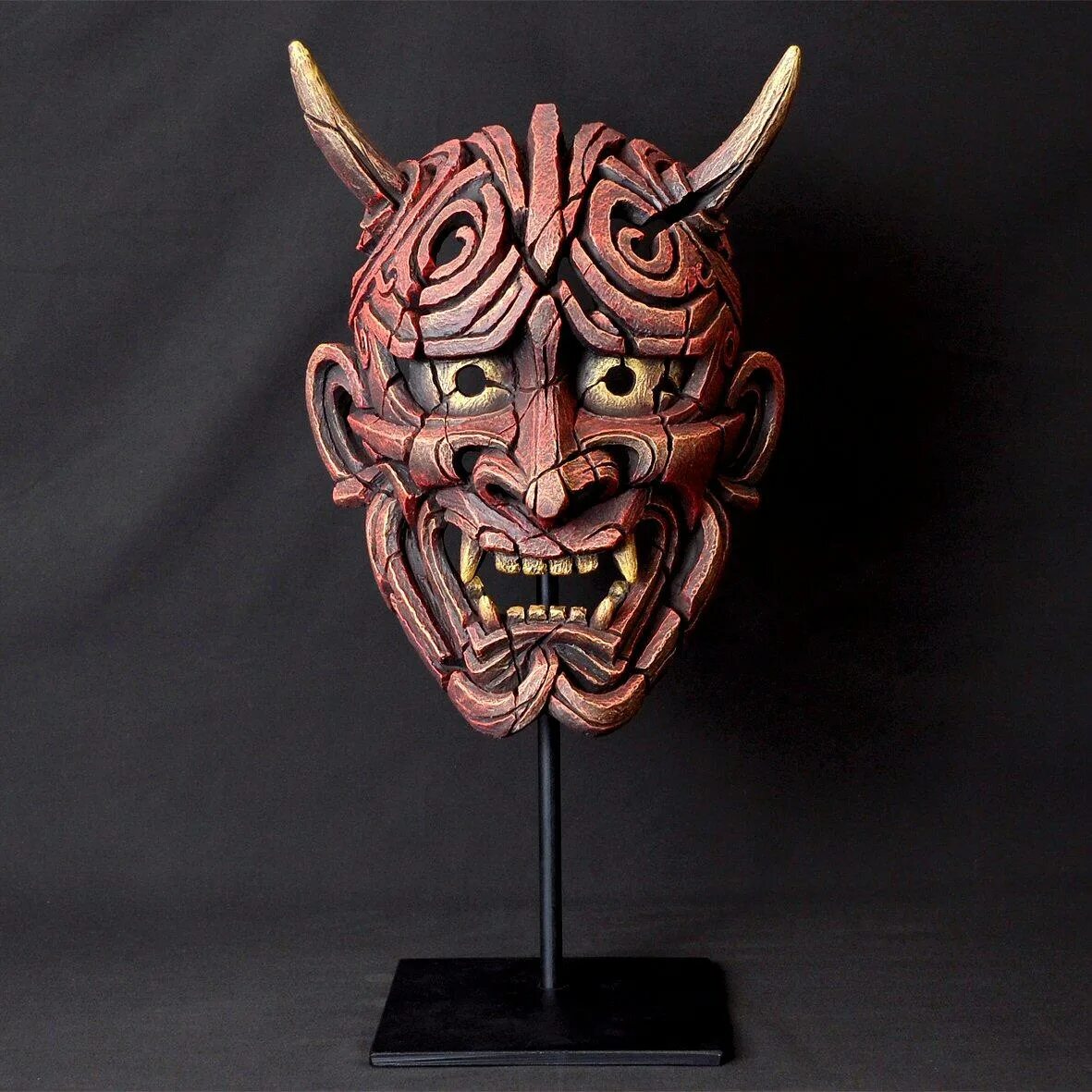 Японская маска они. Японская маска Hannya самурая. Маска Hannya демон. Японская маска демона самурая Ханья. Маски самураев Мэмпо демон.