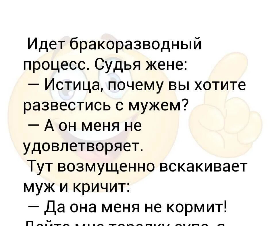 Семья моего мужа против развода читать. Муж с женой разводятся анекдот. анекдоты про развод мужа и жены. муж не удовлетворяет меня. бракоразводный процесс.