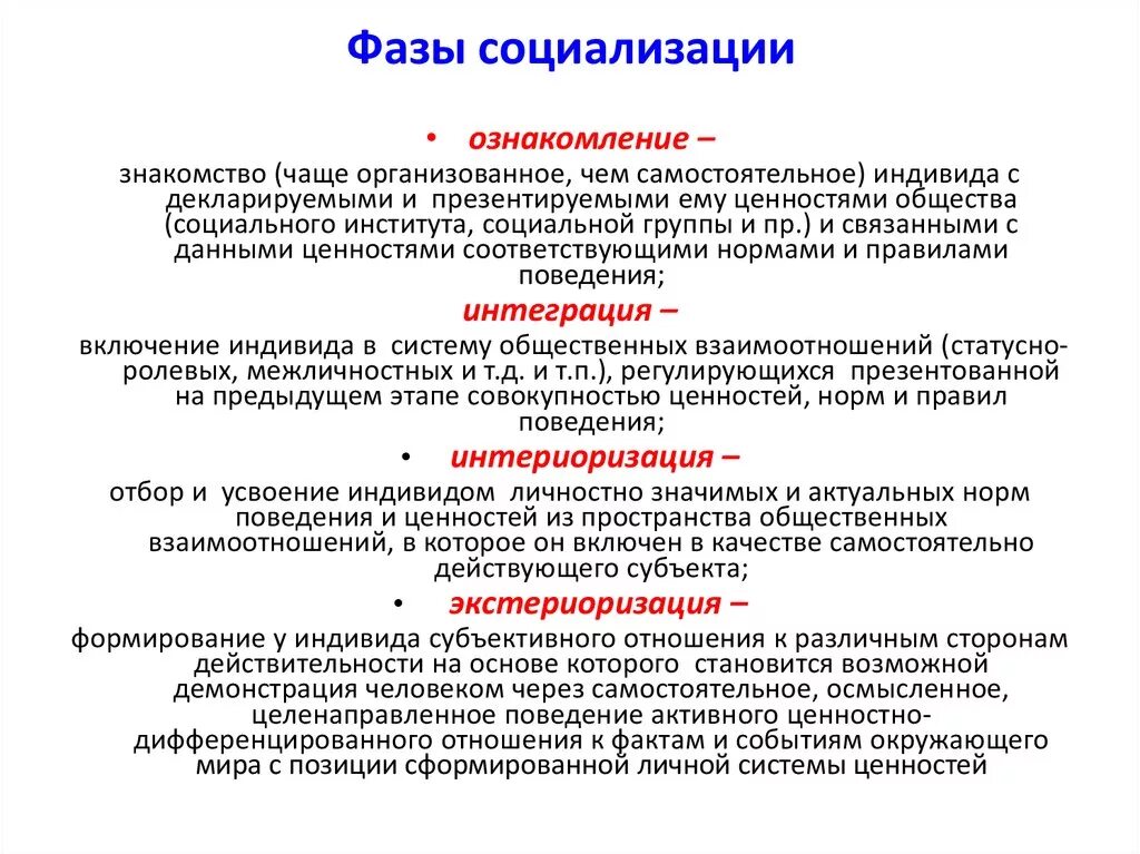 Фазы социализации. Основные этапы социализации человека. Этапы процесса социализации. Фазы и этапы социализации.