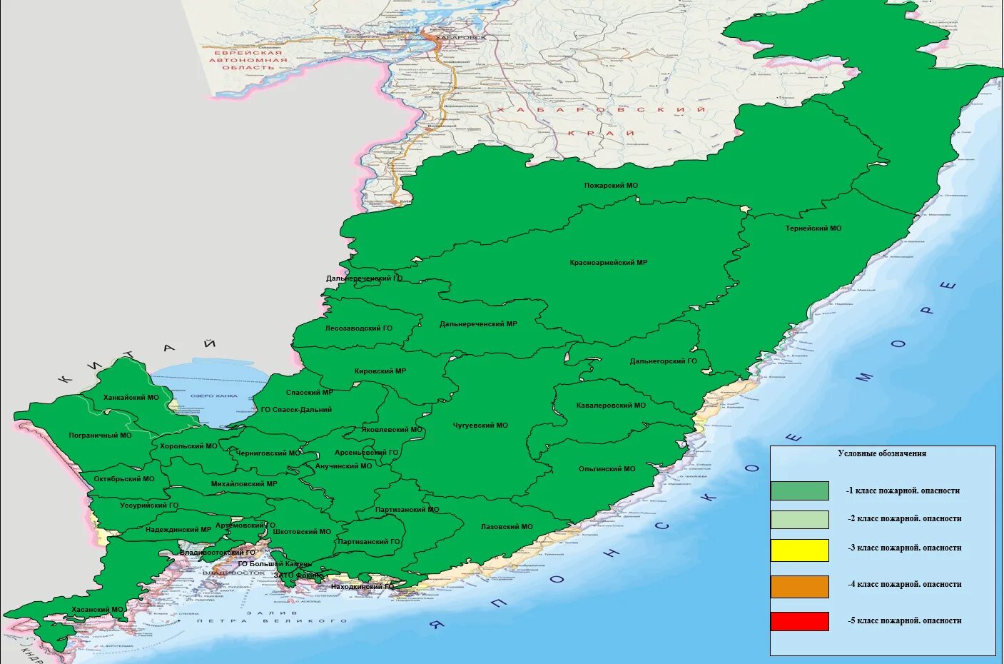 Карта спасска приморский край