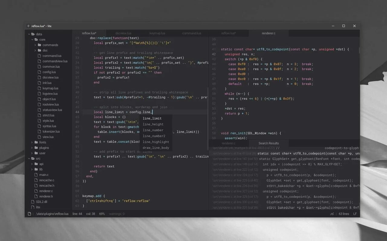 Lua function description. Редактор lua. rxi lite. цвета lua. linux lite репозитории.