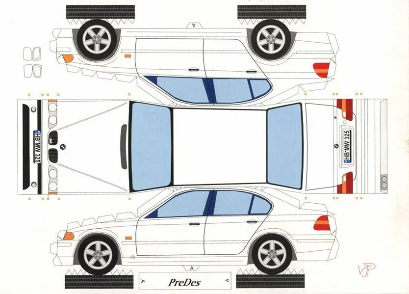 Распечатать машинку для вырезания. BMW e46 развертка. BMW e34 развертка. Развертки из бумаги машины BMW. BMW из бумаги развертка для склеивания.