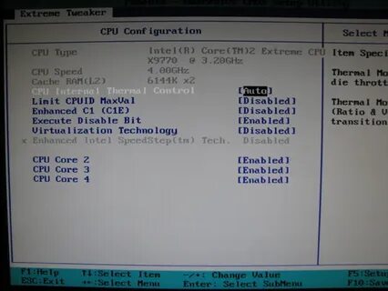 Cpu revision bios