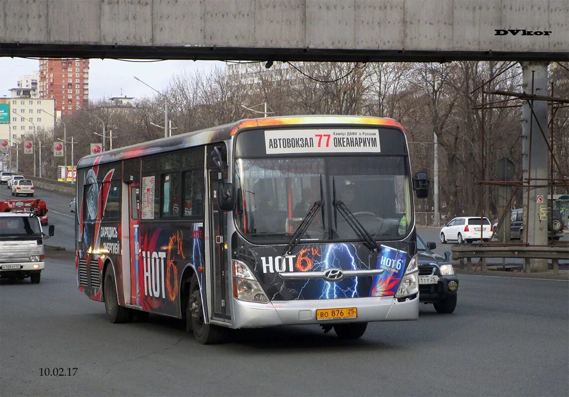 Маршрут 77 автобуса владивосток