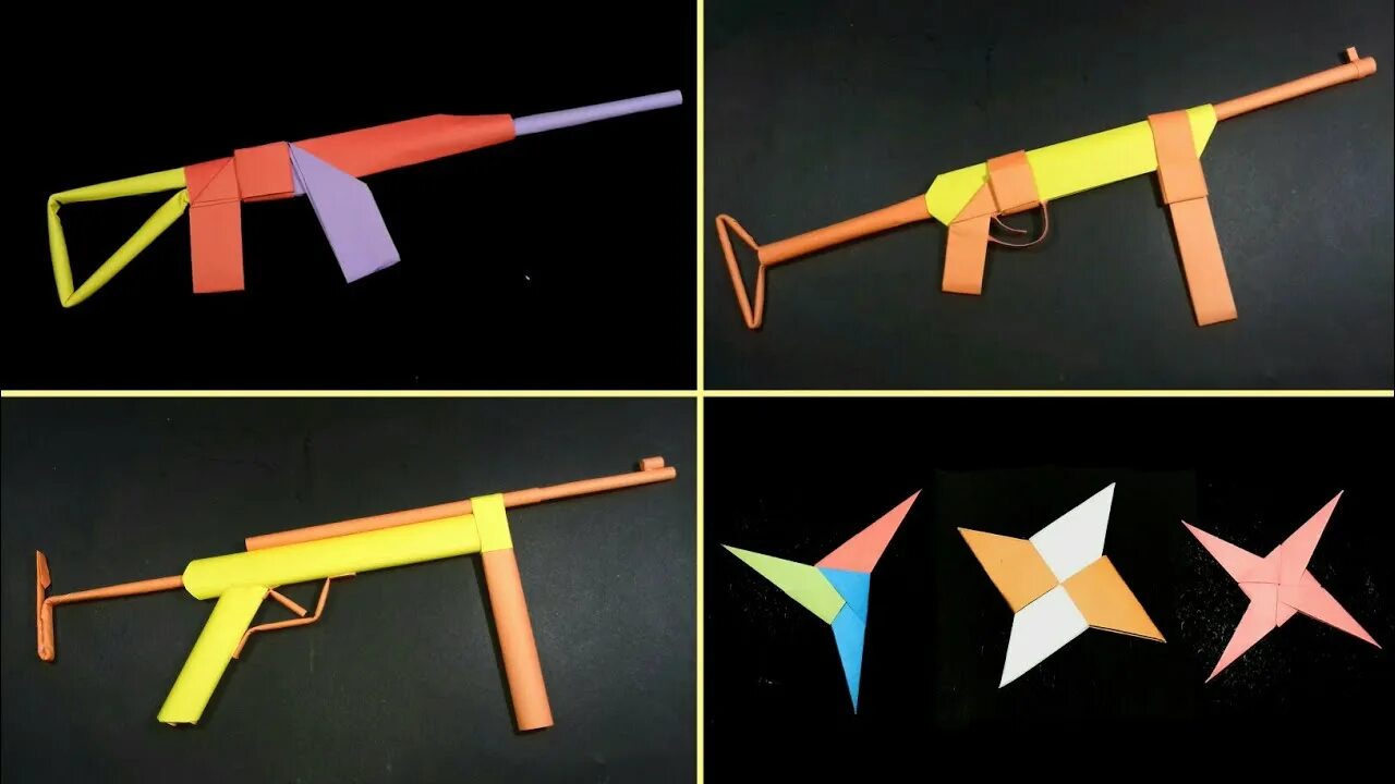 Оружие из бумаги без клея. Оружие из бумаги. Оригами оружие. Крутое оружие из бумаги.