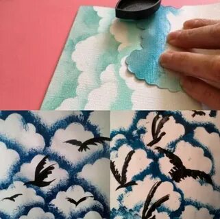 Рисование по трафаретам
