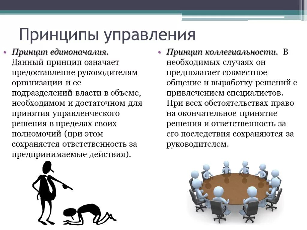 Принципы методов управления. Принцип единоначалия в управлении персоналом. Принцип единоначалия в менеджменте. Принципы и методы управления организацией. Проблемы руководства организацией