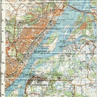 Показать карту города волгоград