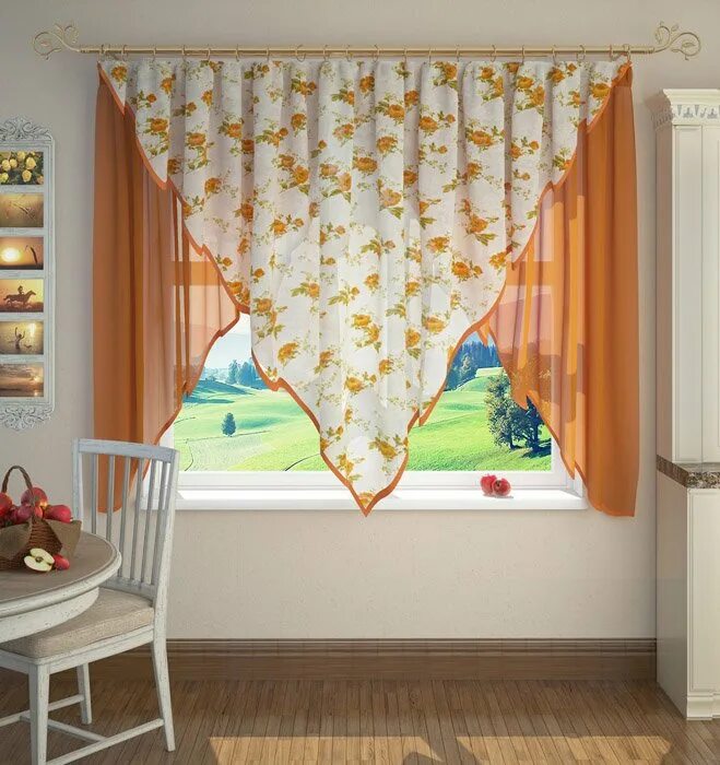 Комплект штор kauffort "натурель". Шторы для кухни, комплект бэлла, 136x180, altali. Ширина штор на кухню. Комплект штор kauffort "натурель". Короткие шторы на кухню синие.