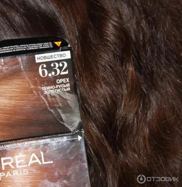 Краска для волос Garnier Color naturals creme - "Тон 6 - Лесной орех. Хорошо окр