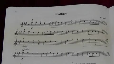 Allegro violin