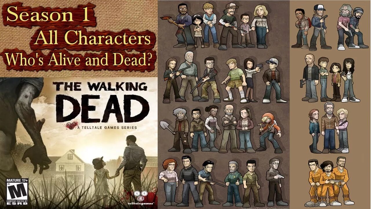 Walking Dead игра 2 characters.