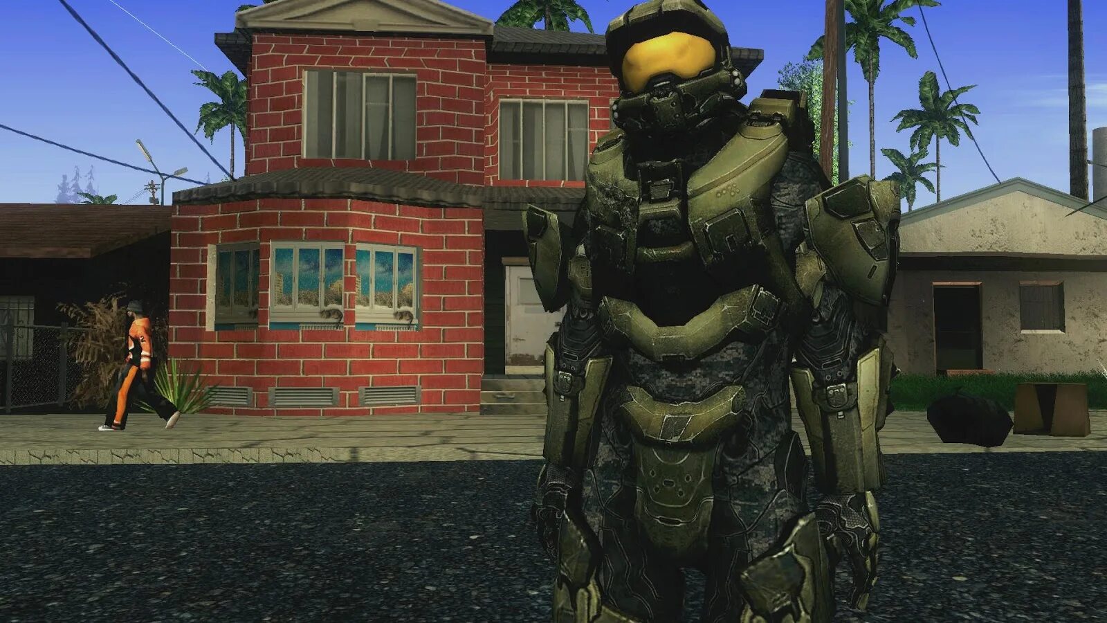 Мастер Чиф костюм. GTA San Andreas Halo Armor. Halo's mods