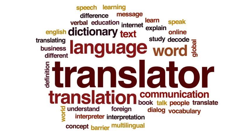 Цветное слово Translator. Verbal Education. Communication translation. Internet speaking. Internet speak