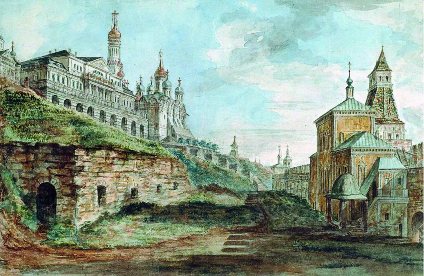 1500 г россия. Москва 1800 года на картинах Федора Алексеева. Фёдор Алексеев пейзажи Москвы 1800.