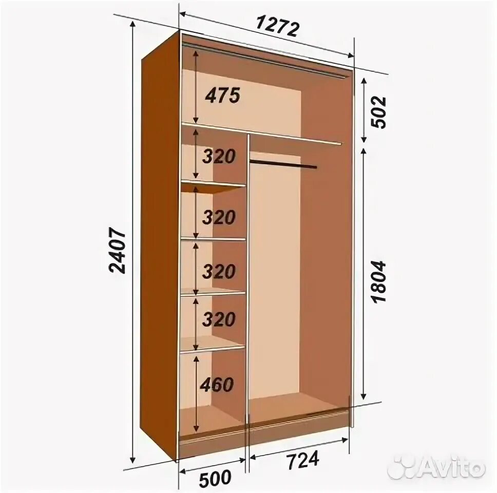 Размеры шкафа 600. Шкаф купе двухдверный высота 1900 ширина 1300 глубина 600. Шкаф купе Размеры стандарт. Стандартная ширина шкафа. Ширина шкафа купе.