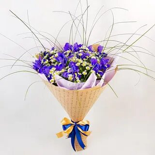 Букет из 9 ирисов