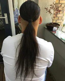 Лисья прическа на длинные волосы