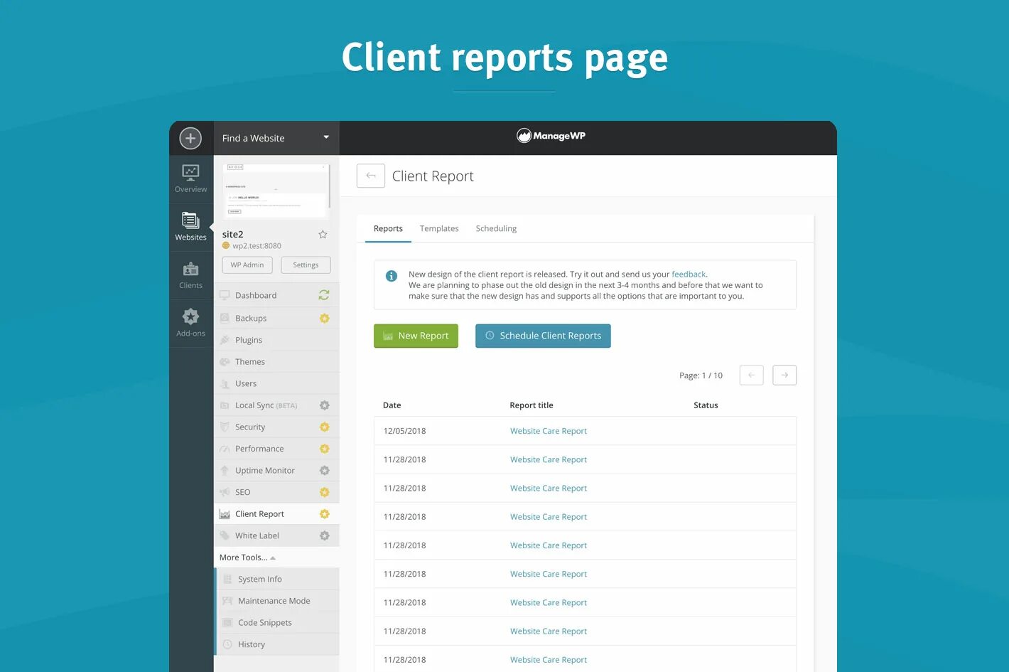 Client Report. Site to site и site to client. Web Report System. Что такое Report website. Report released